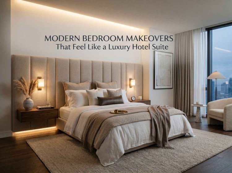 Modern Bedroom Makeovers That Feel Like a Luxury Hotel Suite